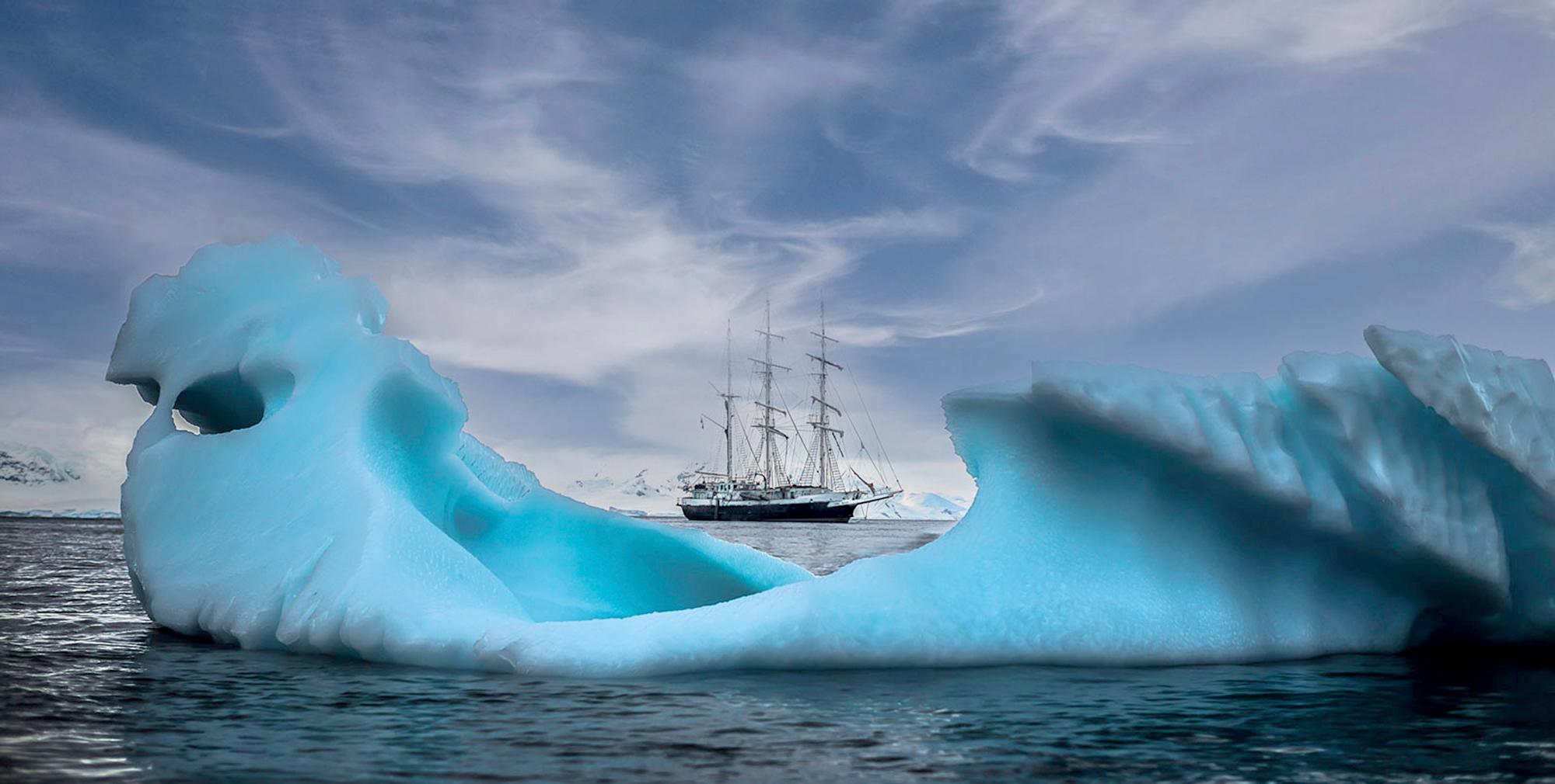 Lord Nelson In Antartica By Sue Wright  