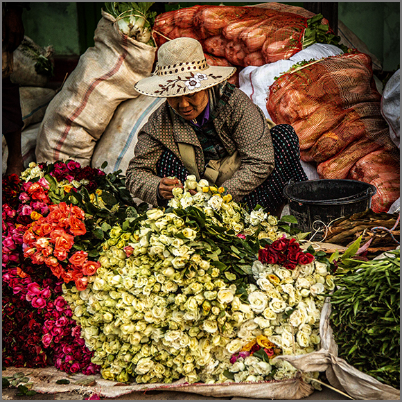Flower Seller, Mandalay