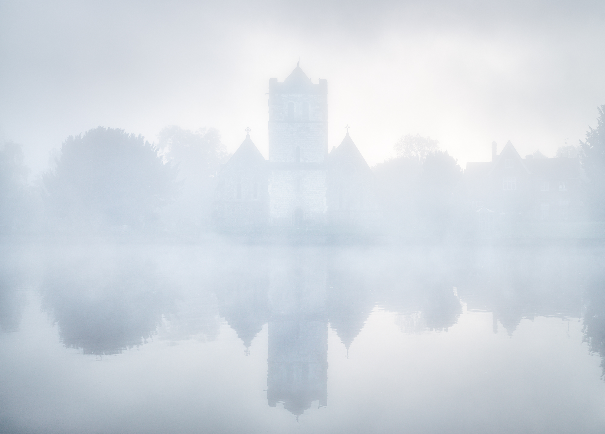 Jan Harris Church In The Mist