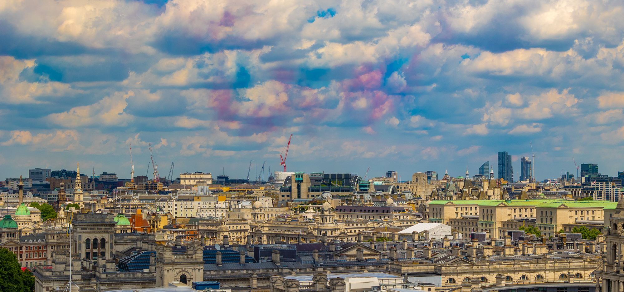 Platinum Jubilee Sky Over London By Tim Hodges