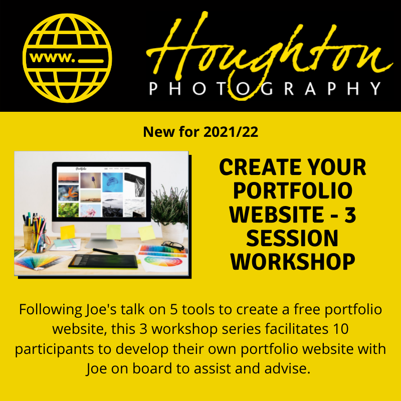 1. Create Your Portfolio Website Workshops (800 X 800 Px)
