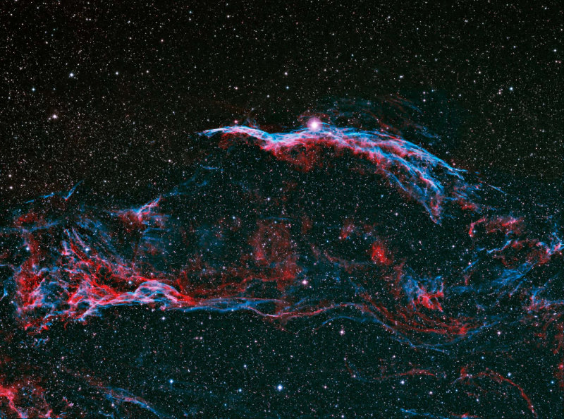 1010 NGC6960 Western Veil Nebula By David Watson ARPS