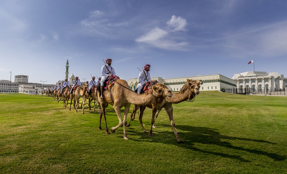 Changing Of The Royal Guards, Doha, Qatar by Alison Meet