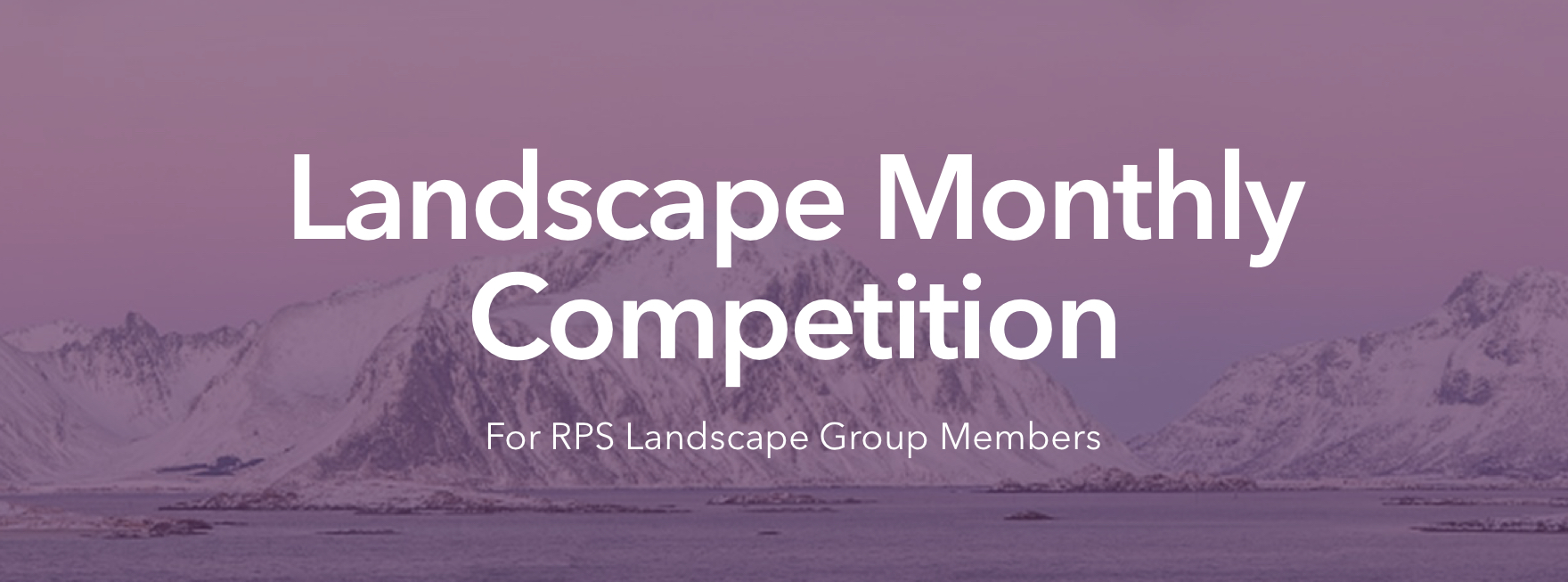 Landscape Group Competition for Members
