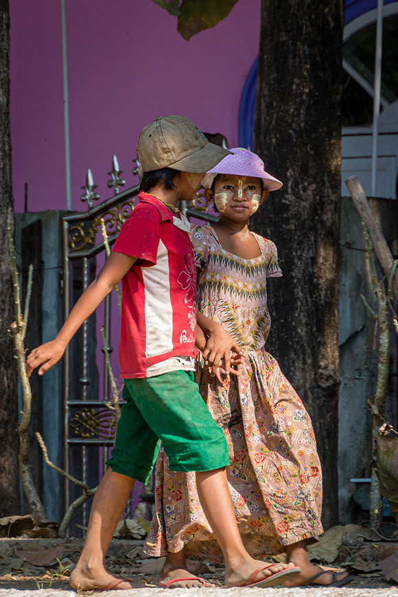 Children In Maubin, Myanmar