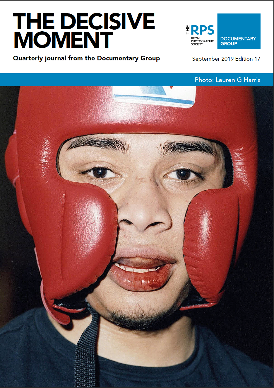 The Decisive Moment cover September 2019 Edition 17; The Boxer by Lauren G Harris