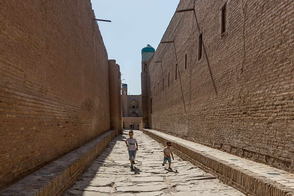 Kids In Khiva, Uzbekistan by Graham Vulliamy