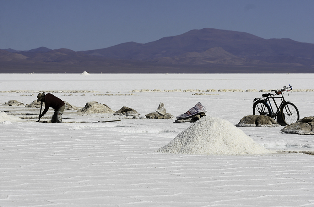 Salt Mining, Salta, Argentina by Susan Hockey