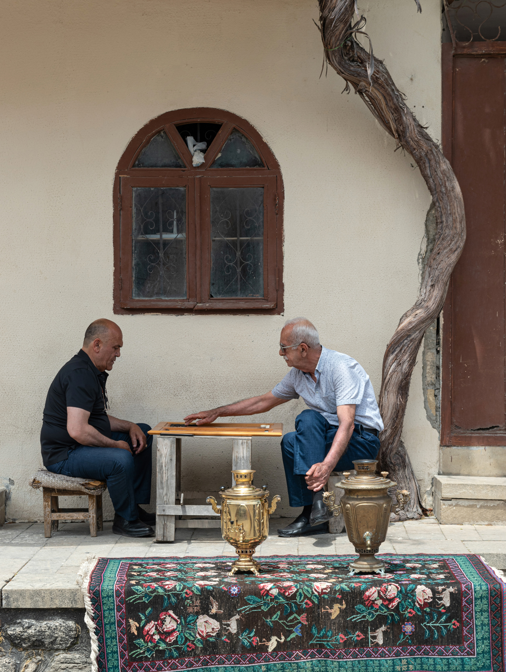 Table Game, Downtown, Baku, Azerbaijan by Yasser Alaa Mobarak