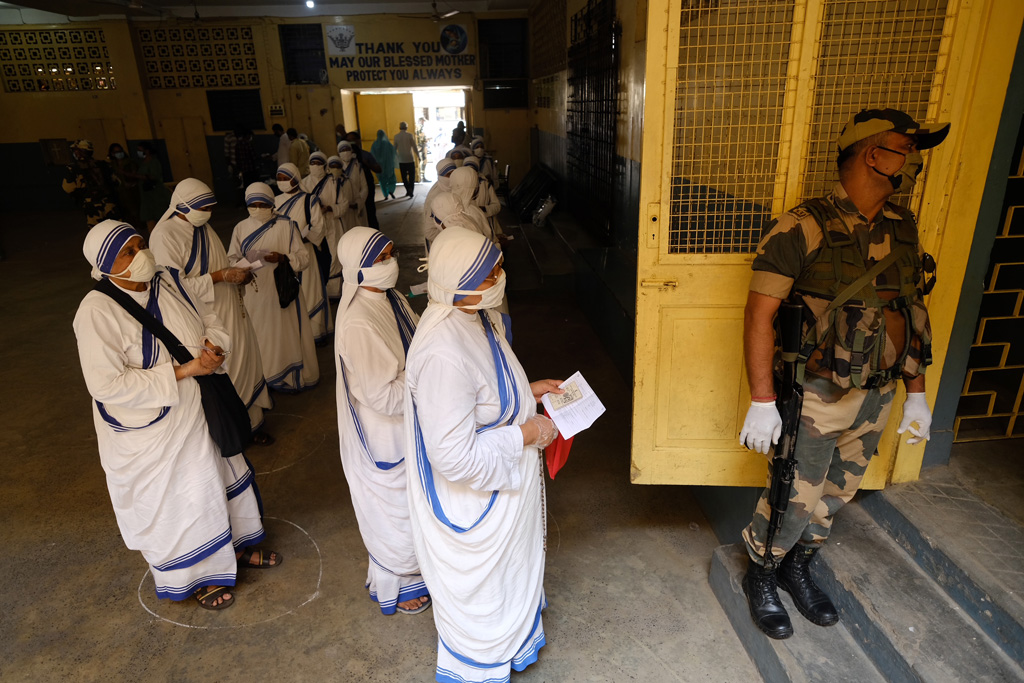 Voting By Order Of The Missionaries Of Charity, Founded By Mother Teresa