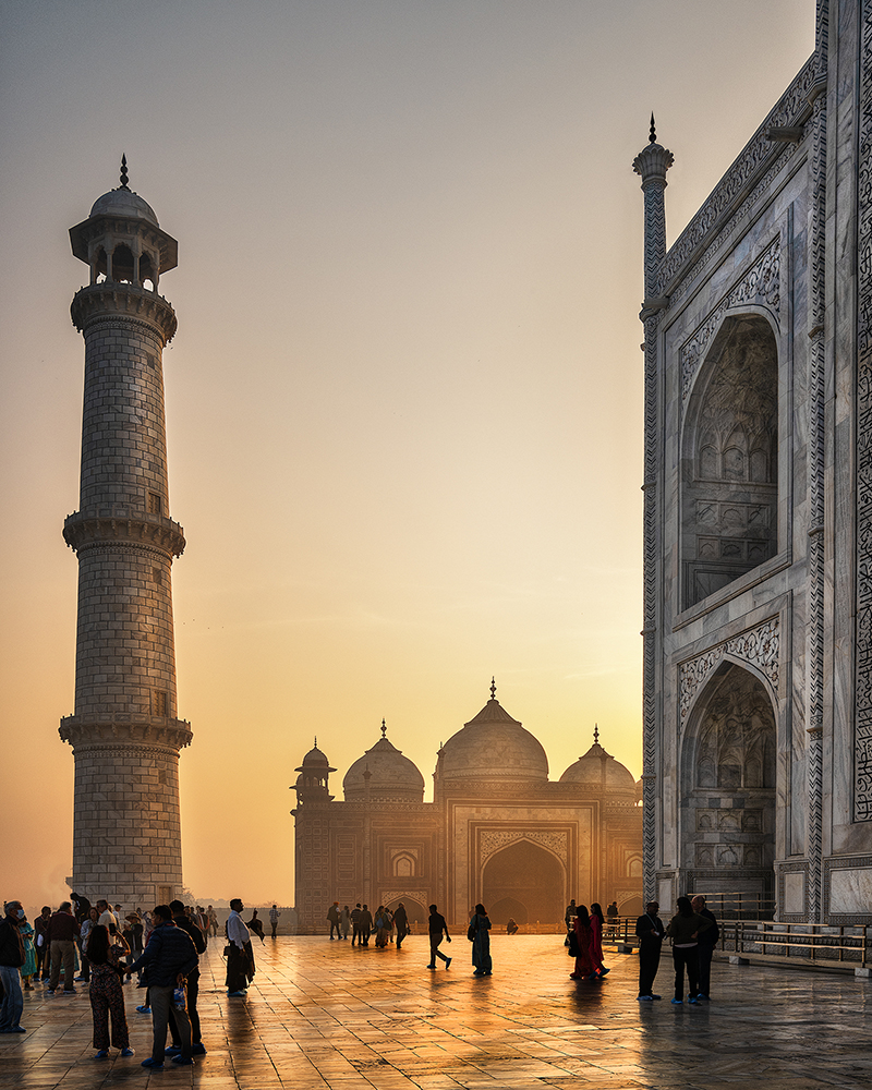Sunrise at the Taj Mahal by Andrew Flannigan ARPS