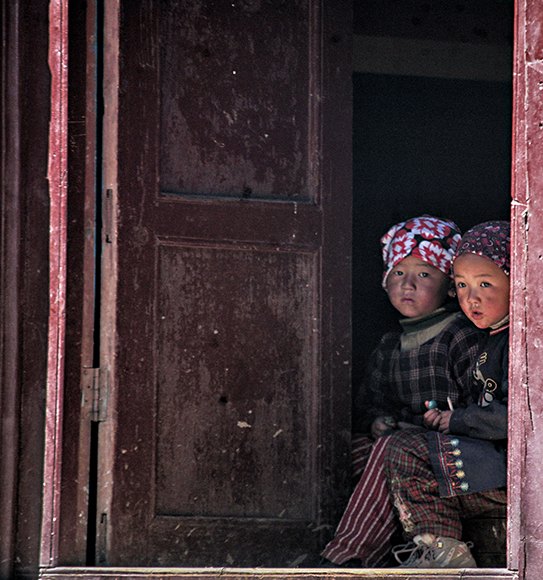 Youngsters At Thangboche