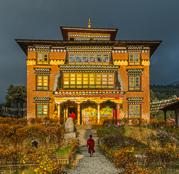 Running Late For Puja, Chyalsa, Solukhumbu, Nepal