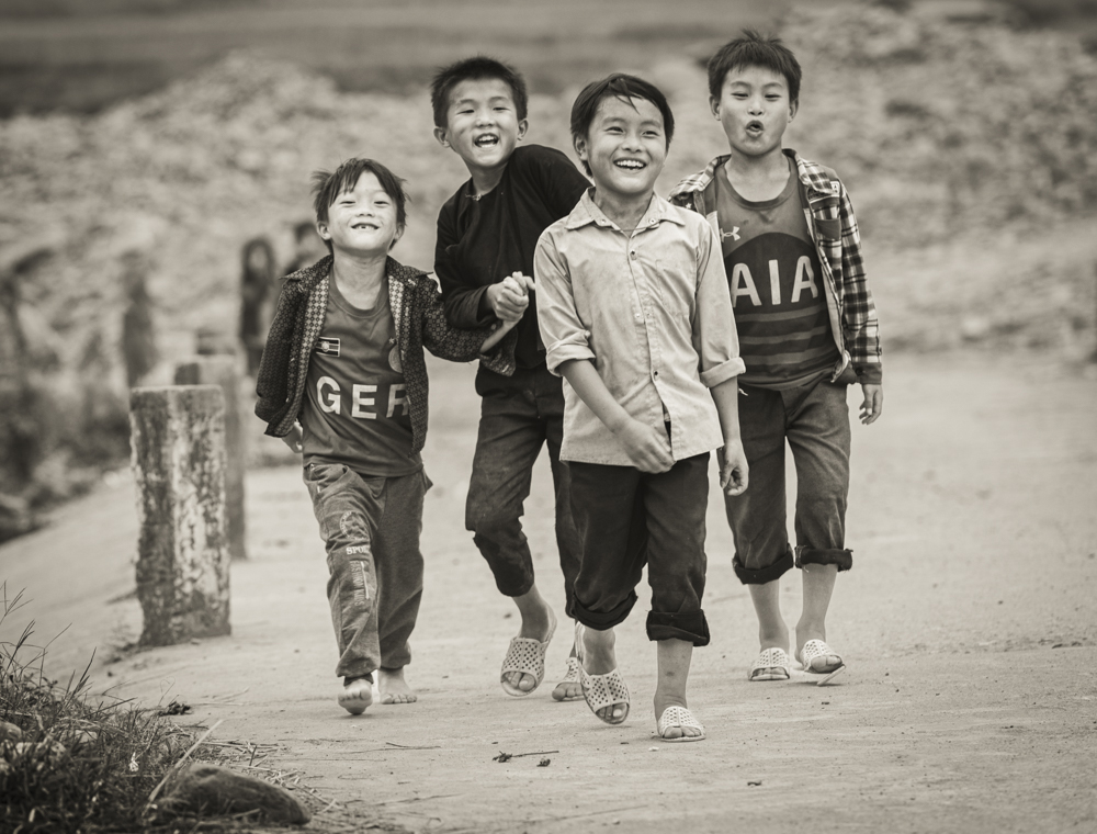 Boys Out For Fun, Vietnam By Stu Thompson ARPS