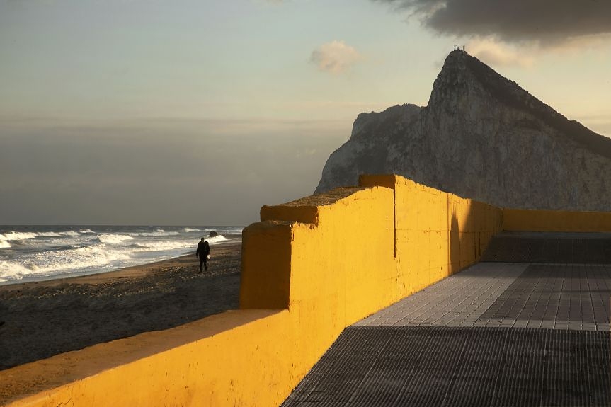 Towards The Rock Of Gibraltar, Spain