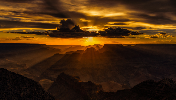 Sunset Over The Grand Canyon