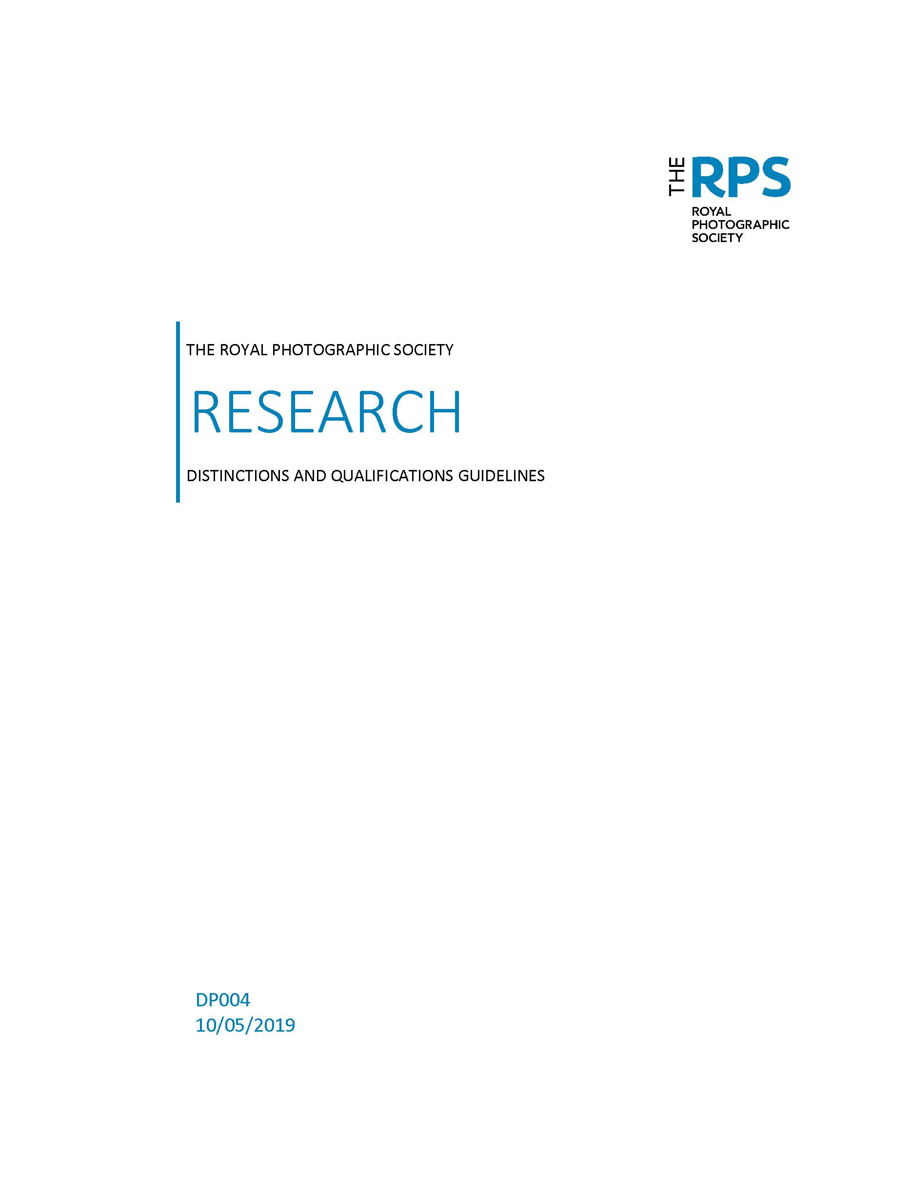 Research Guidelines Front Page Page 1