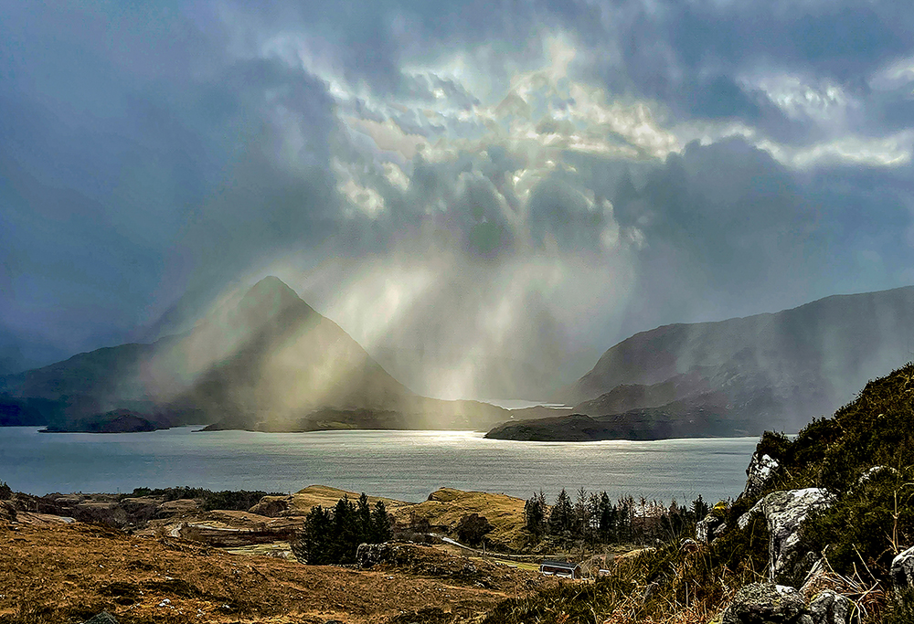 Storm Over Upper Loch Torridon by Mike Tibbs ARPS