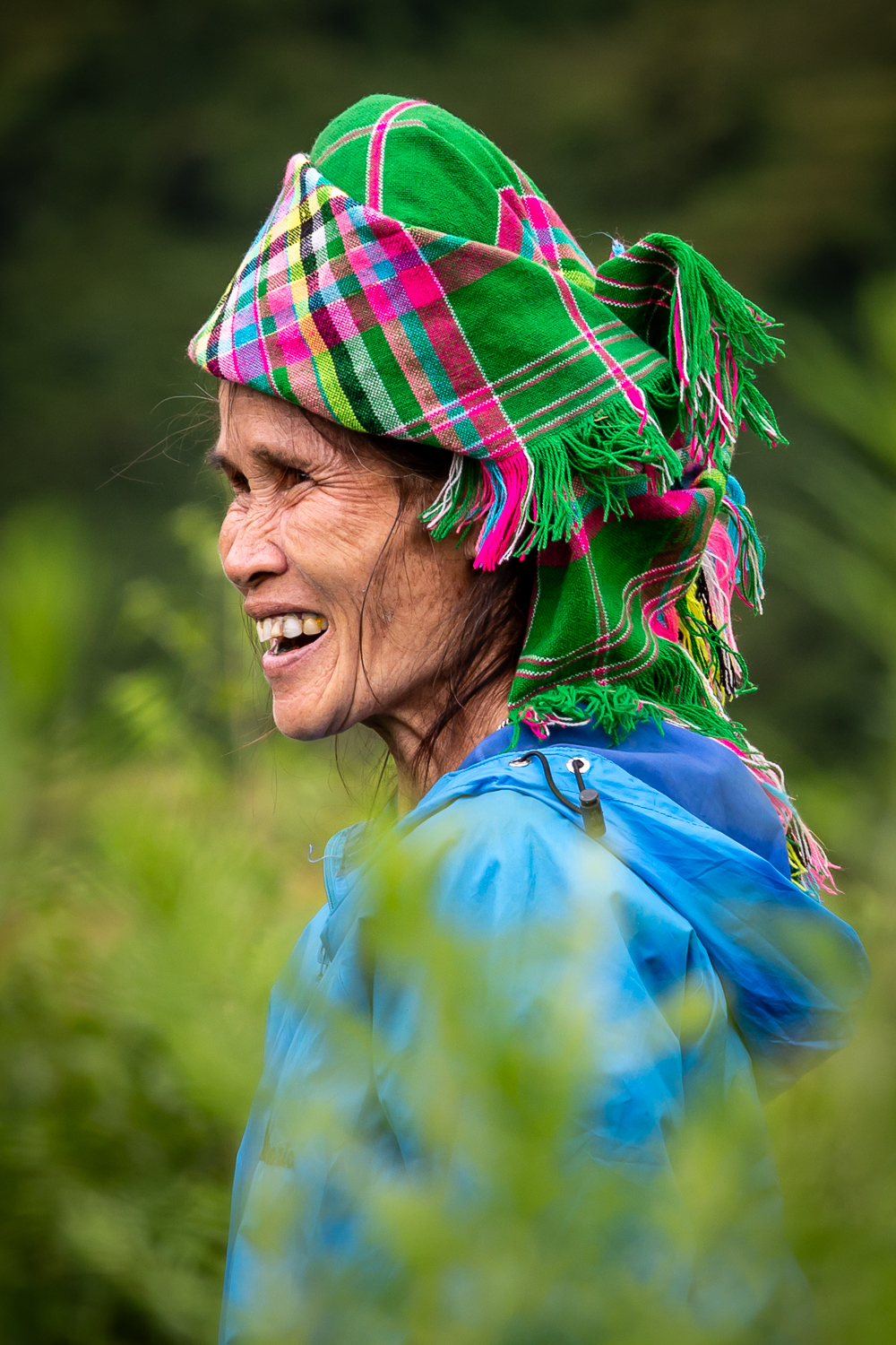 Hmong Woman, Northern Vietnam by Laura Morgan