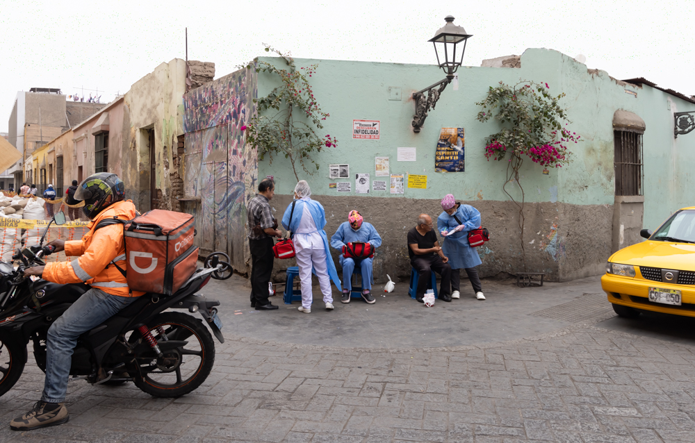 Flu Jabs, Lima, Peru by Rachel Dunsdon