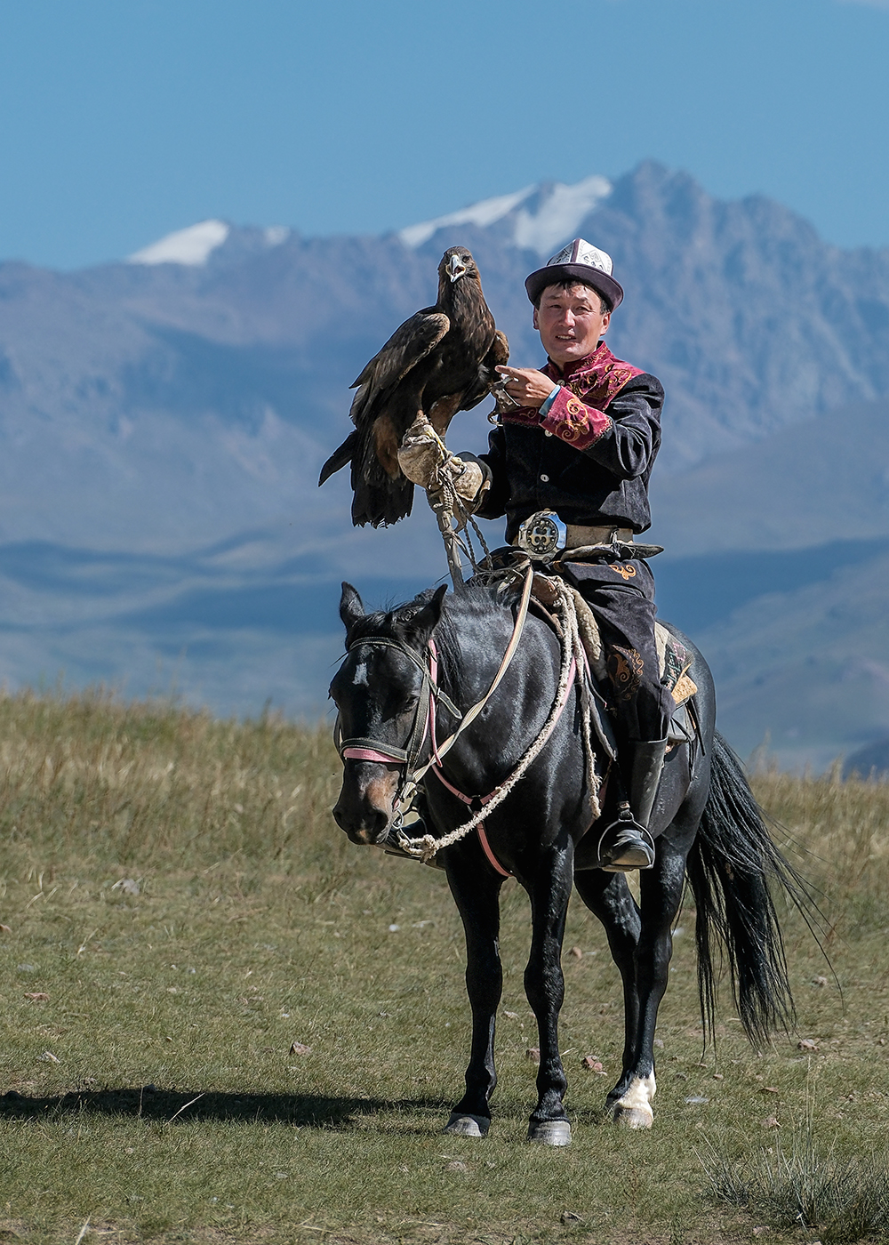 Eagle Hunter, Kyrgyzstan by Richard Burn