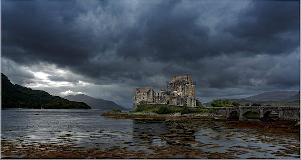 Storm Clouds Over Eilean Donan Scotland