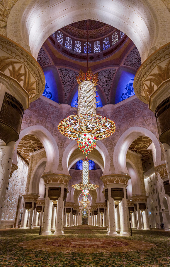 Grand Chandeliers Of Sheikh Zayed Grand Mosque, Abu Dhabi