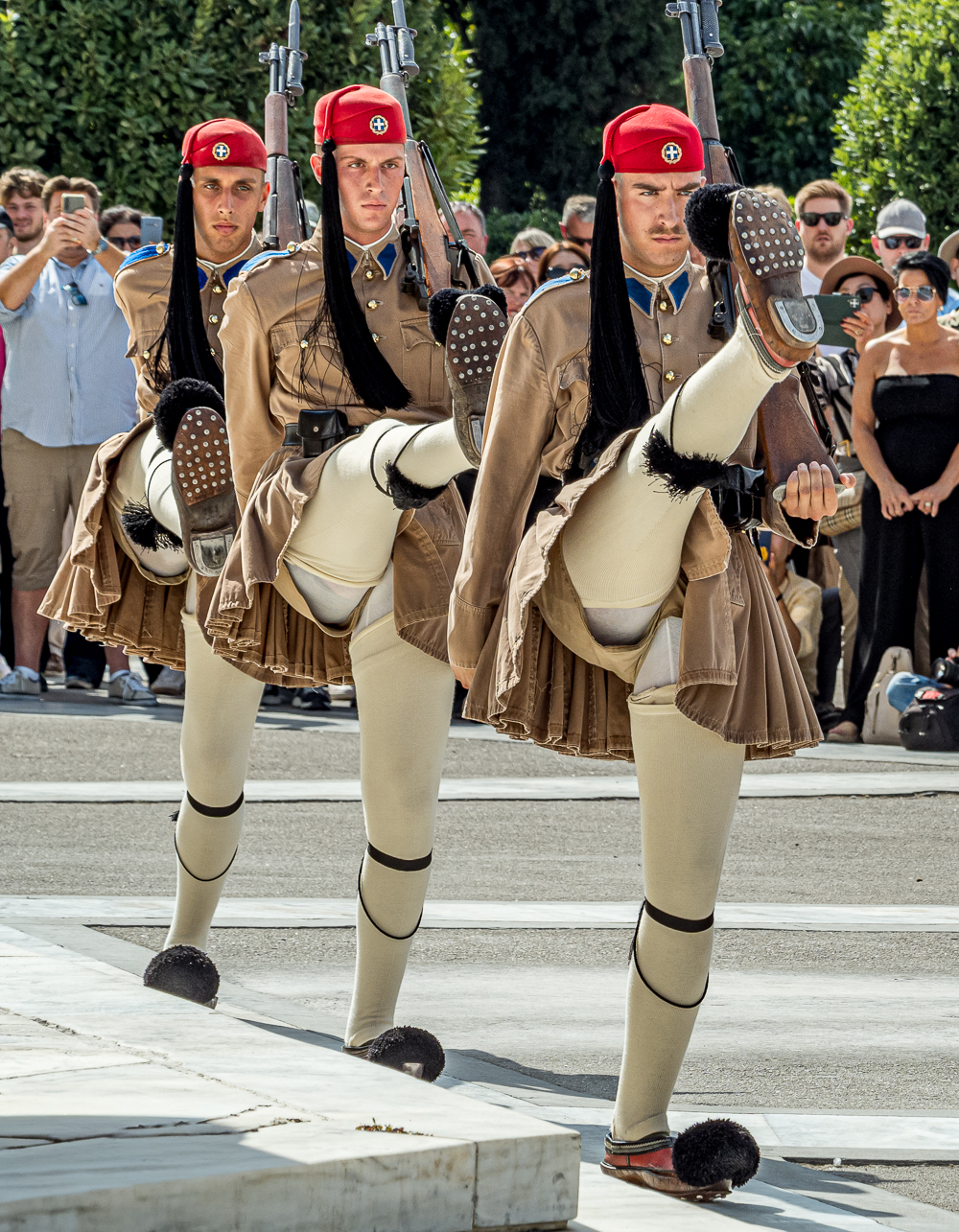 Changing The Guard, Athens, Greece by Christopher Rusted