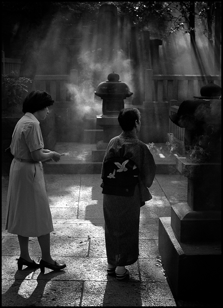 Paying Respects At Sengakuji Shrine by Rob Kershaw