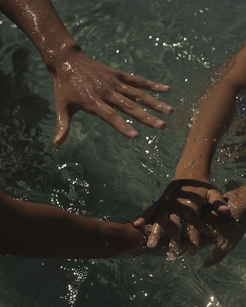 ‘Hands In Water, Corfu, Greece, August 2020’, By Silvana Trevale Sm