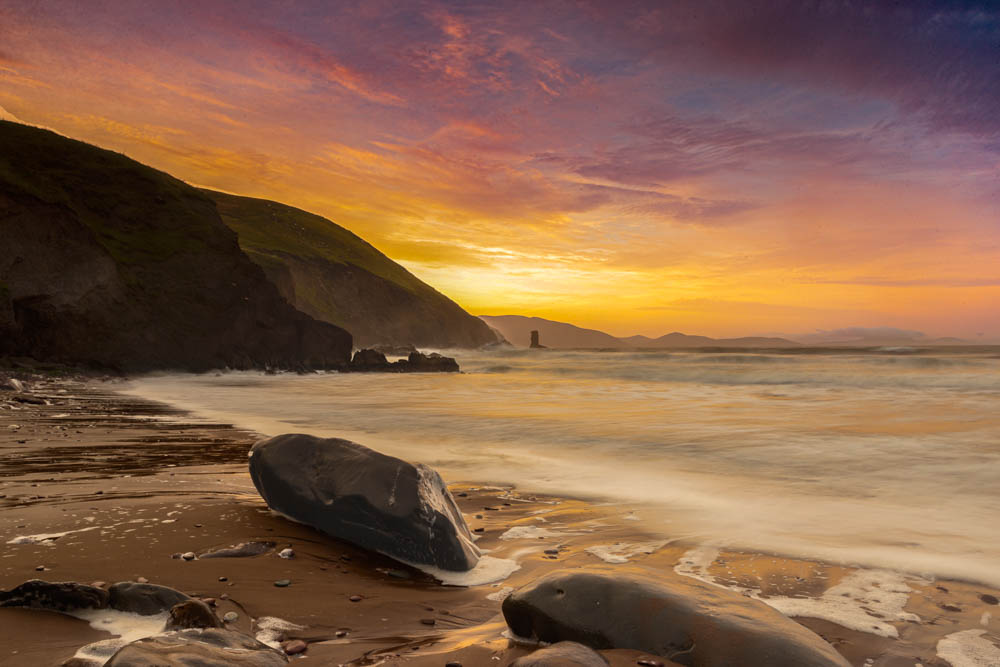 Seastack, Kinead, Ireland by Jane Moore