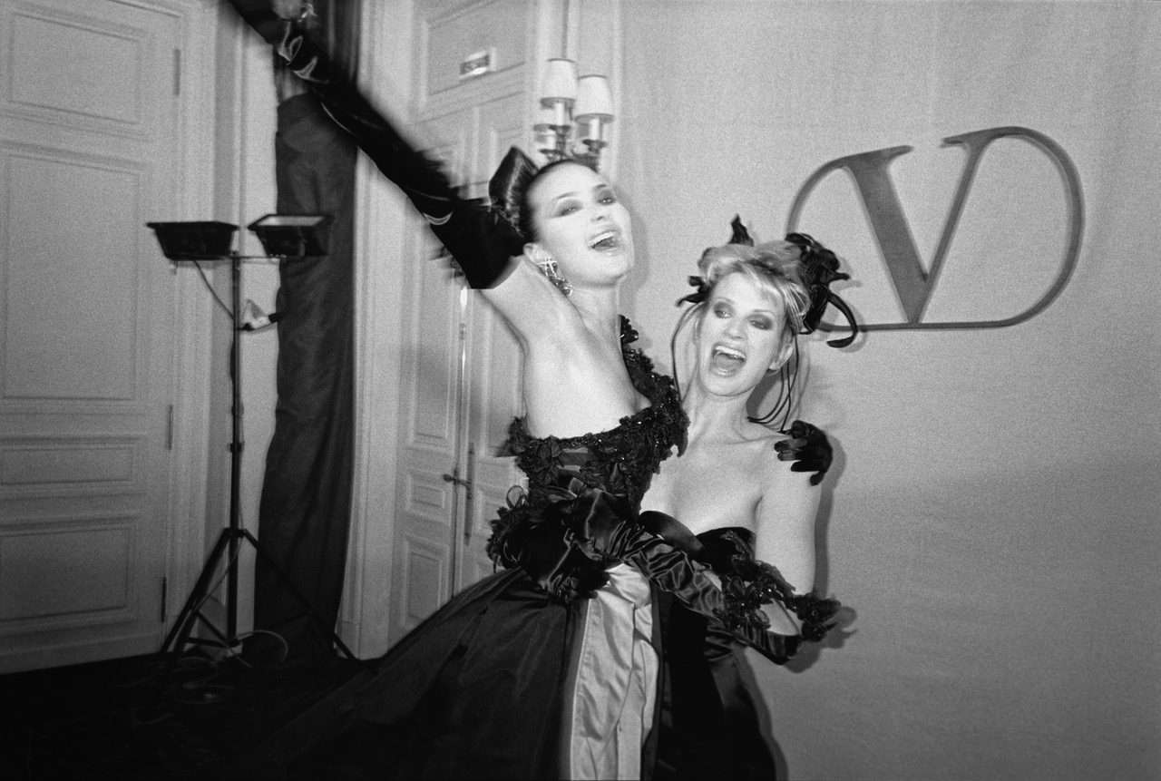 Shalom And Kristen Dancing, Valentino, Paris, 1995