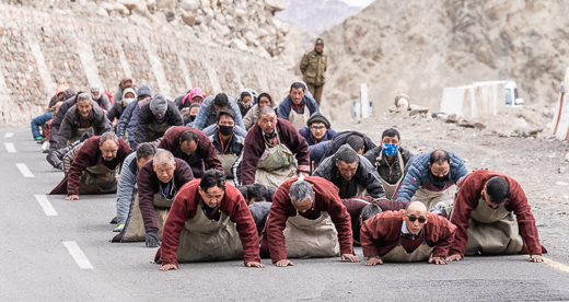 Pilgrims In Ladakh