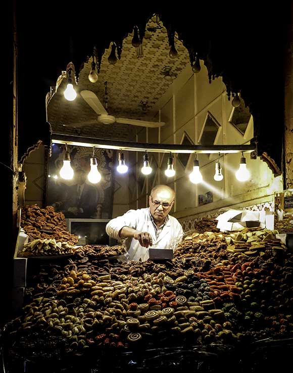 Sweet Seller Jma El Fna Marrakech