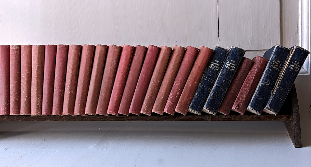 books on a shelf