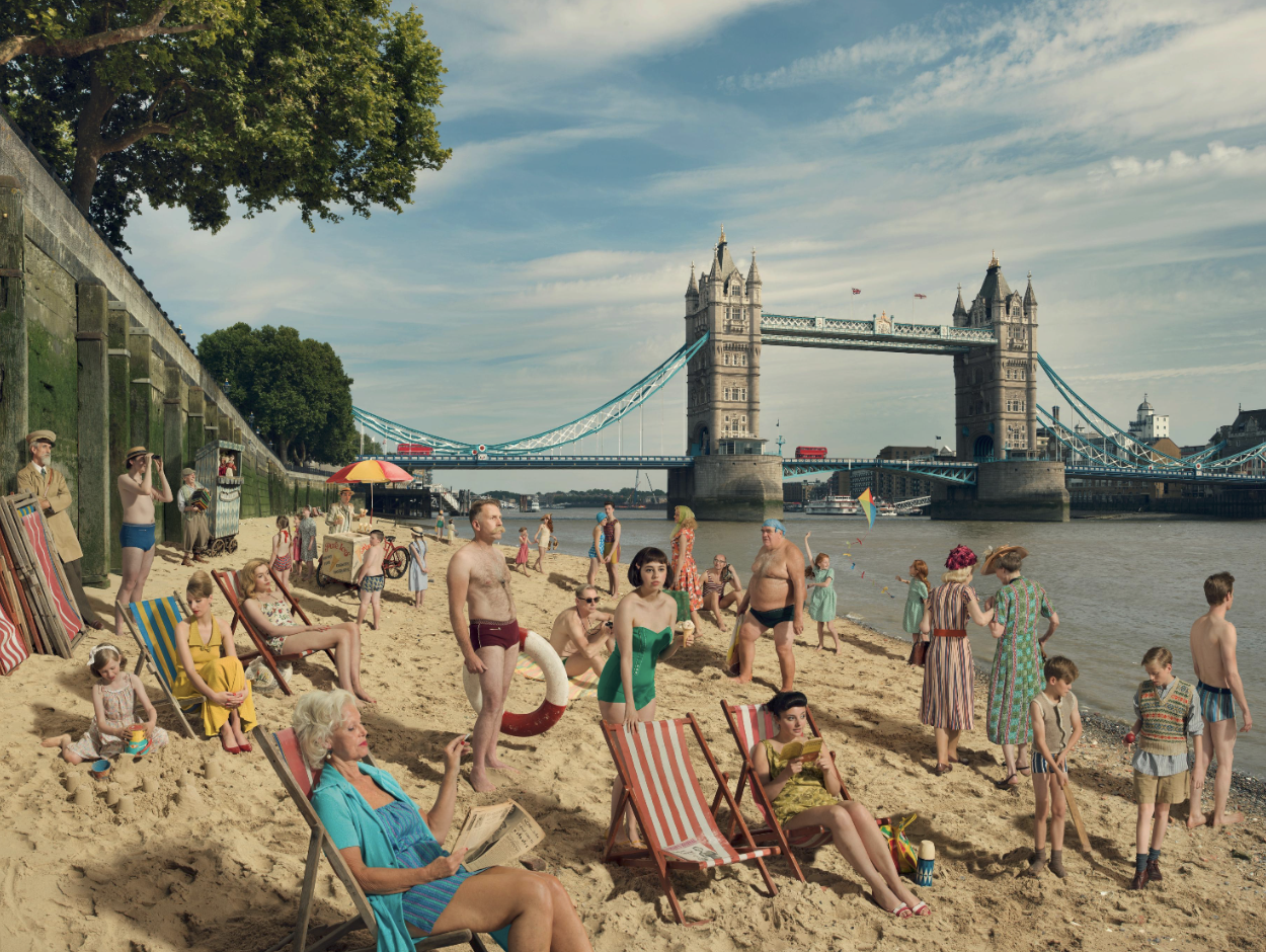 Bathing by Tower Bridge © Julia Fullerton-Batten
