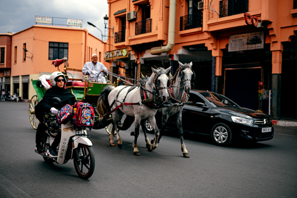 Racing Through Time, Marrakesh, Morocco by Emmanuel Nwachukwu