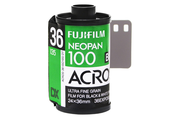Roll of Neopan Acros 35mm film