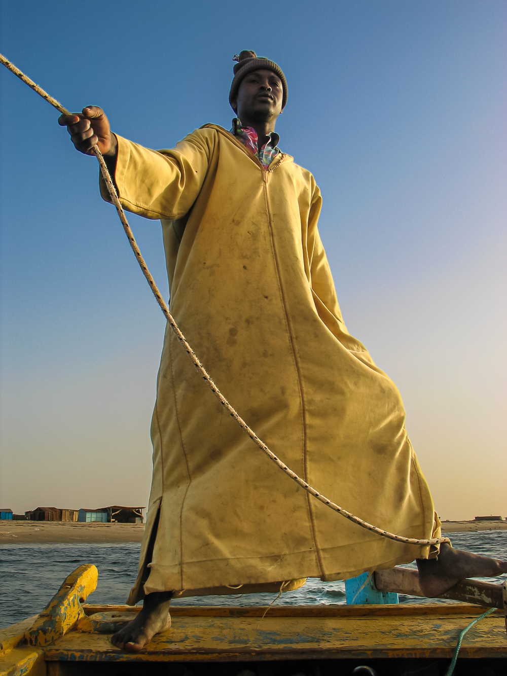 Pirogue Captain Mauritania by Neil Harris