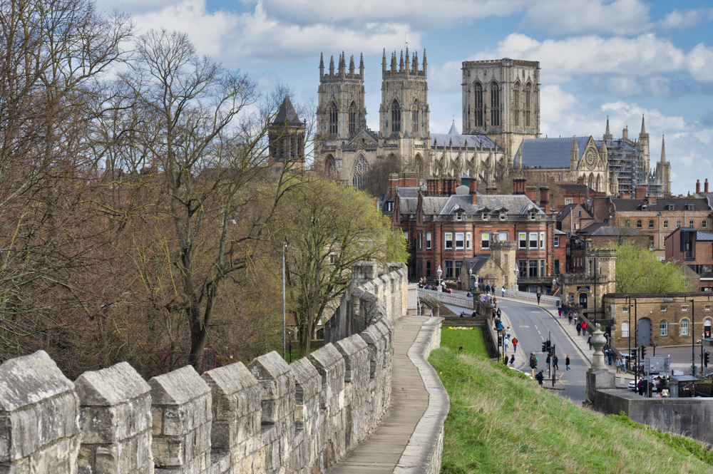 York Minster And City Walls (1 Of 1) by Allan Hartley