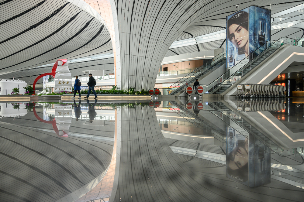 Beijing Airport by Angela Reid