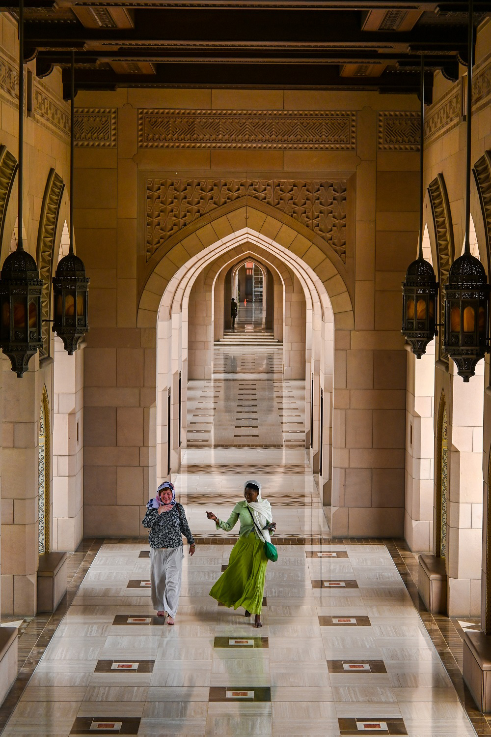 The Walk, Grand Mosque Muscat, by Sanjoy Sengupta