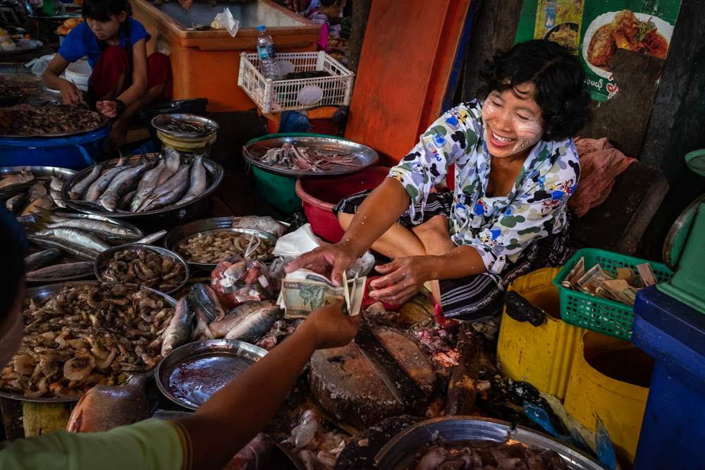 Myeik Market, Myanmar by David Huggett