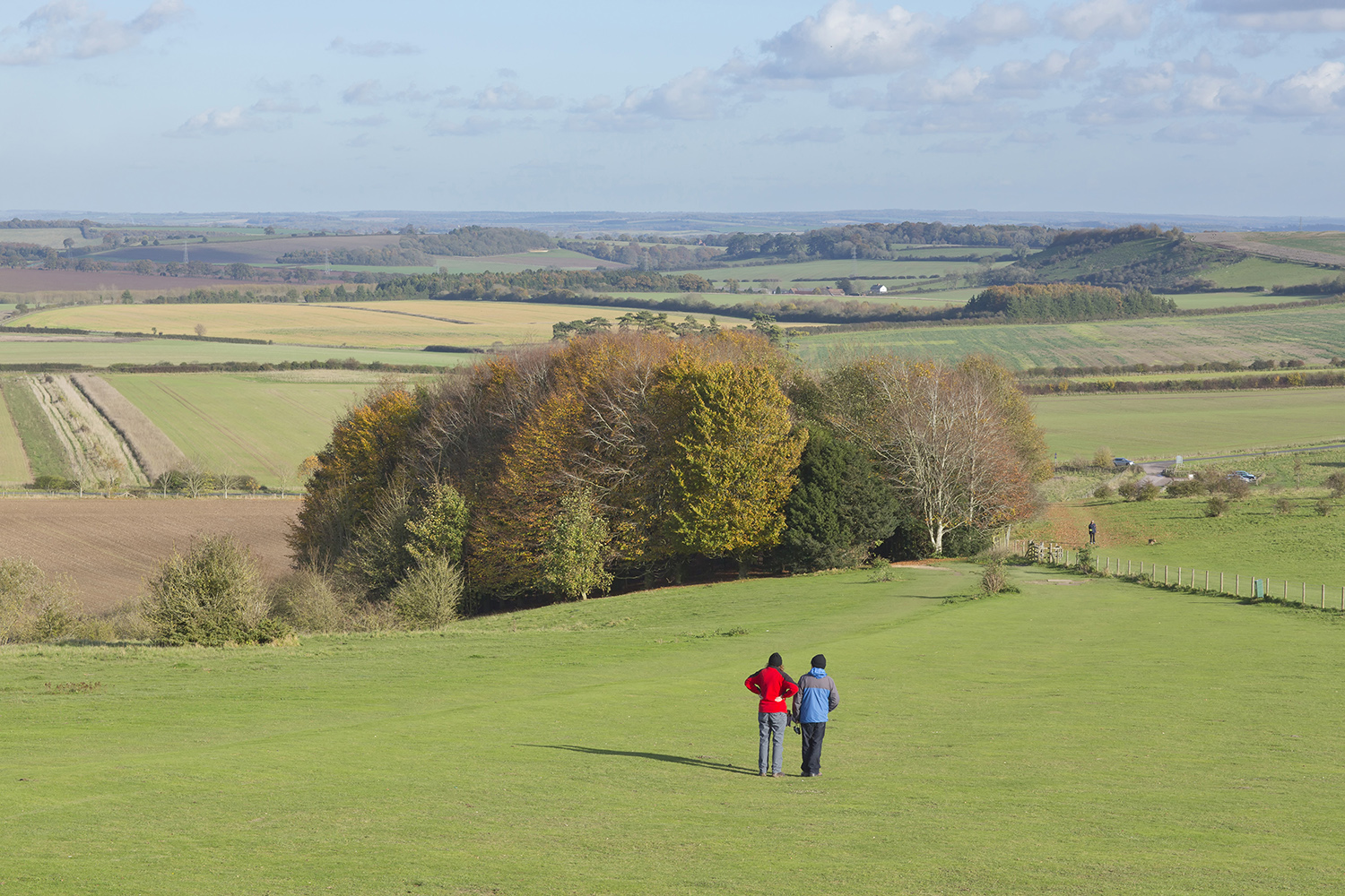 Danbury Hill Walkers And View
