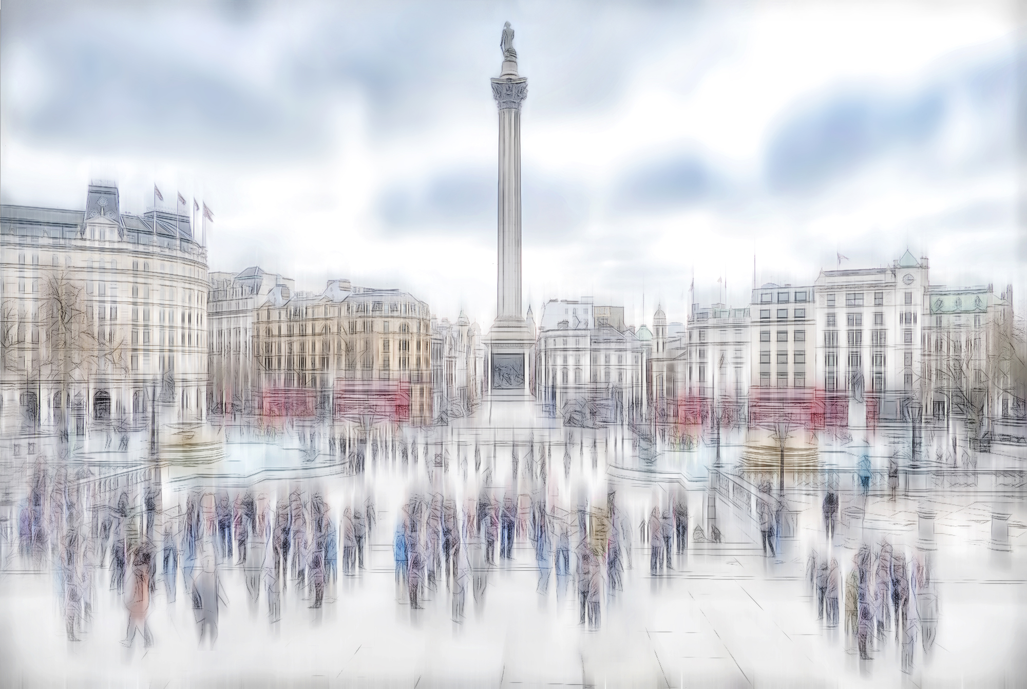 Trafalgar Square By John Humphrey