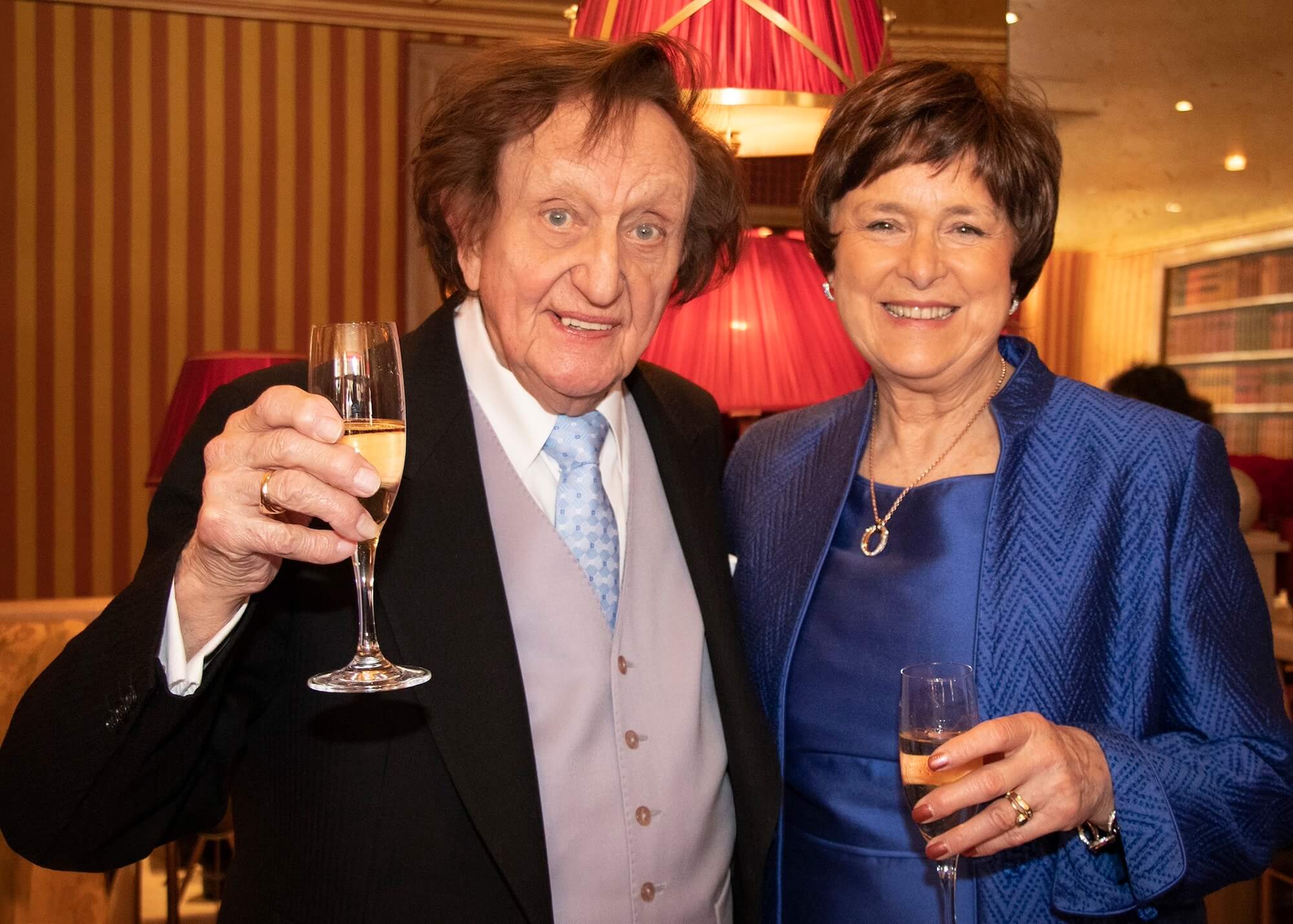 'Sir Ken Dodd With His Wife Anne At A Party Following His Investiture' By Peter Rogan