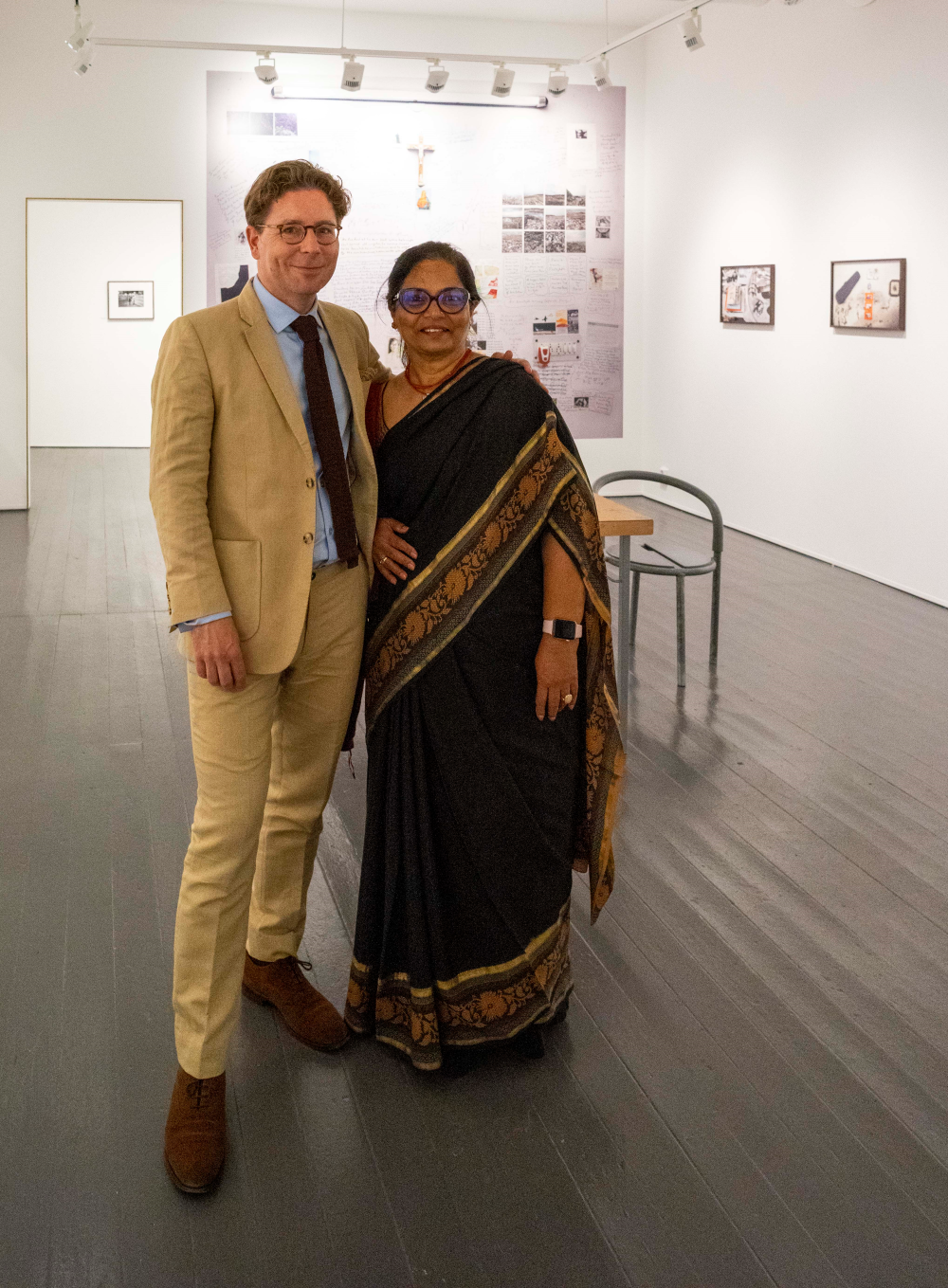 With My Co Curator Niclas Ostraf, View India, Landskrona 2019. Photograph By Vivek Mariappan