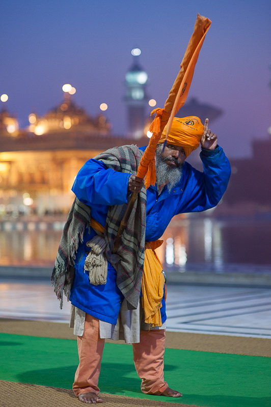 Sikh Devotee, Golden Temple, Amritsar