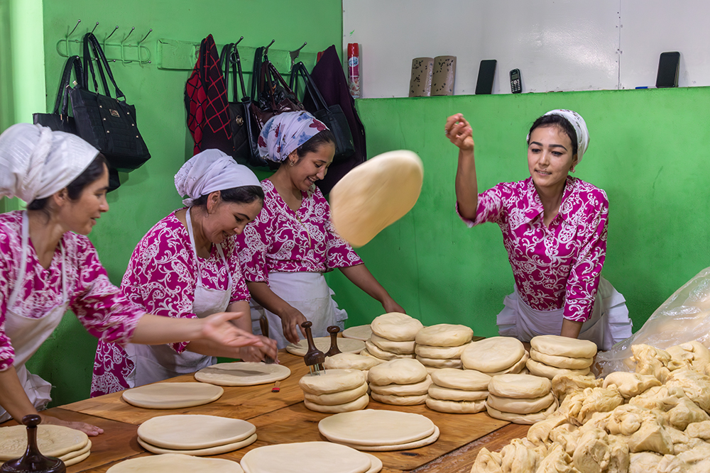 Bakery In Uzbekistan by Graham Vulliamy