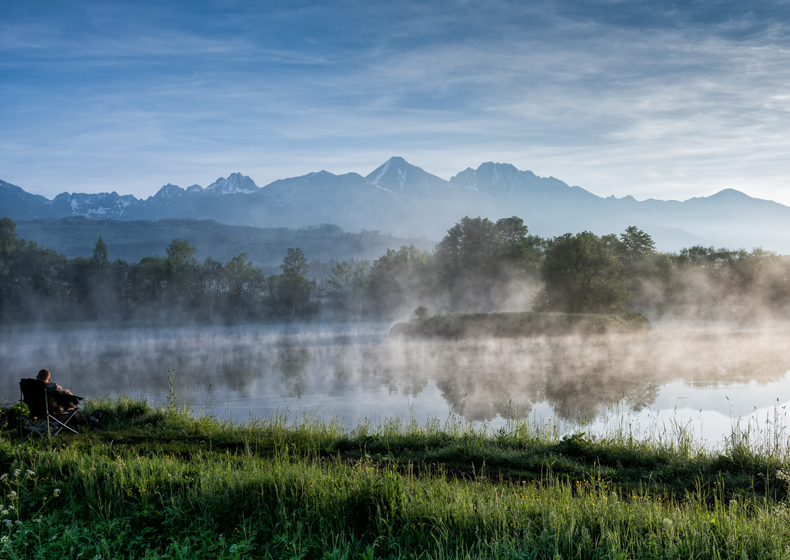 Gareth Hughes Morning Mist And Reflections 'Tatra Mountains'